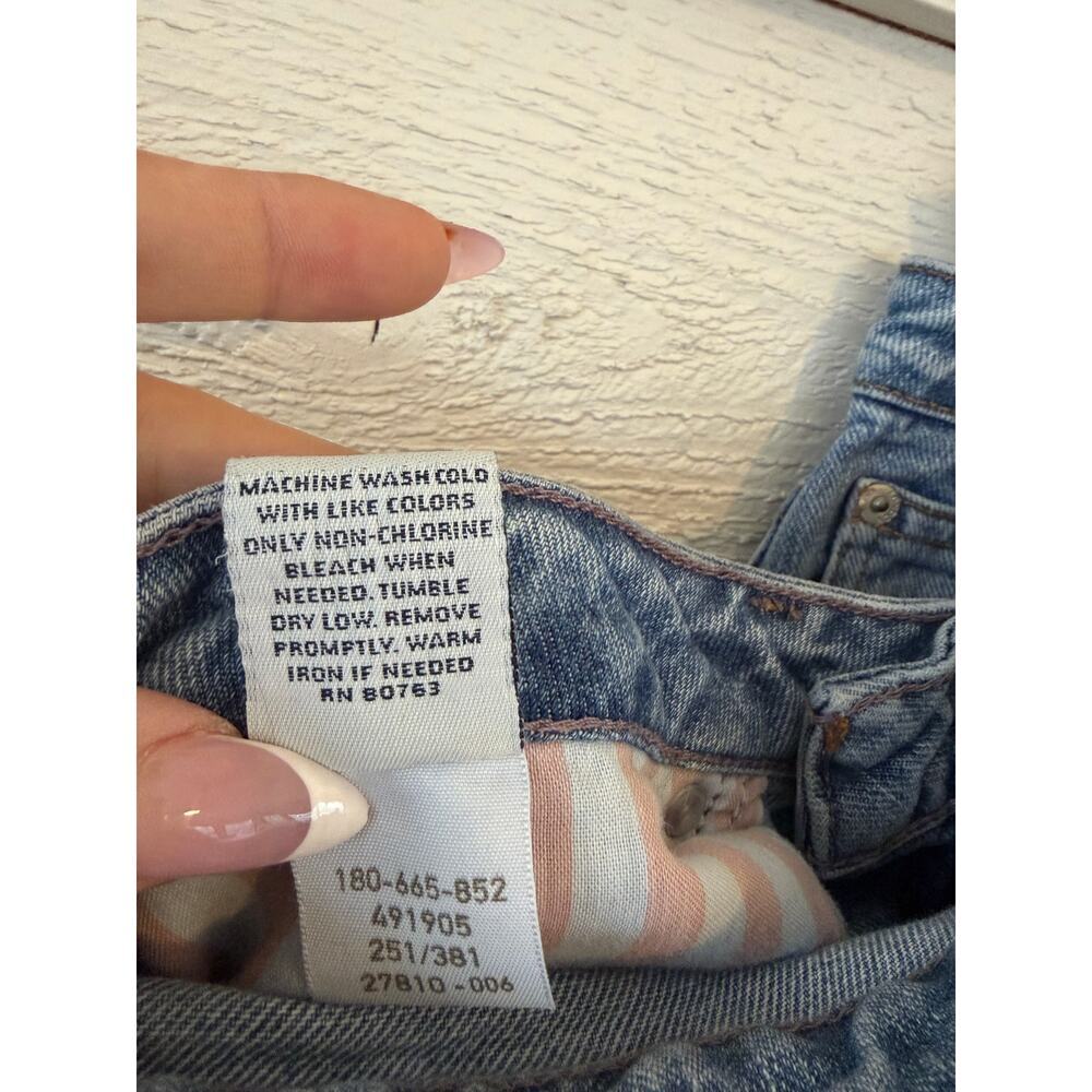 London Jean Light Wash Straight Leg Jeans Size 6 Classic Blue Denim - Picture 6 of 9